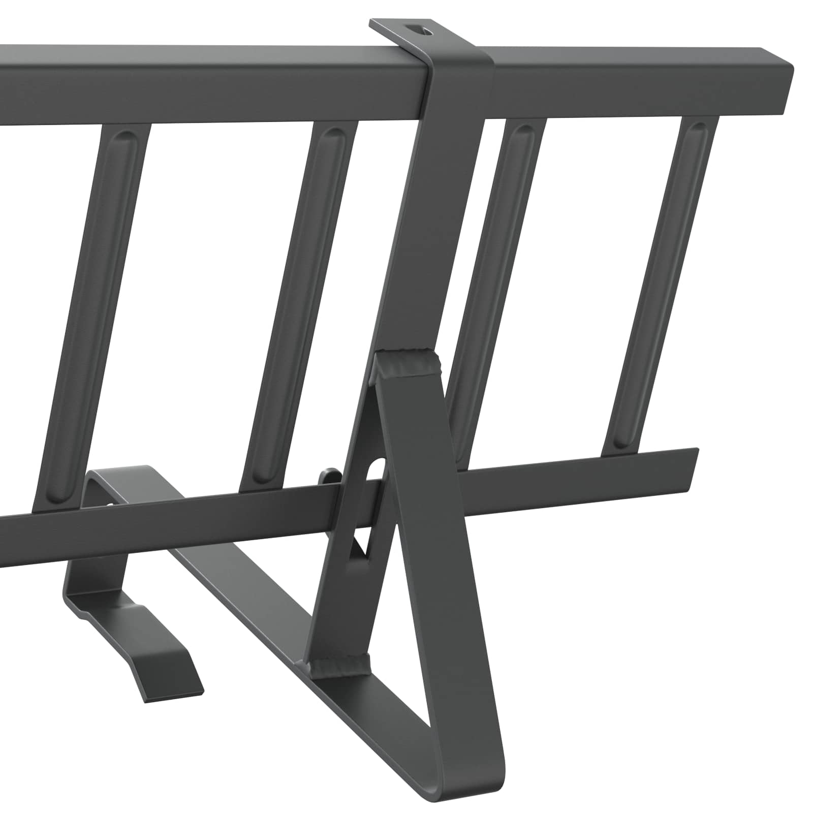 Dachschneeschild Anthrazit 100 x 29,5 x 34,5 cm Stahl