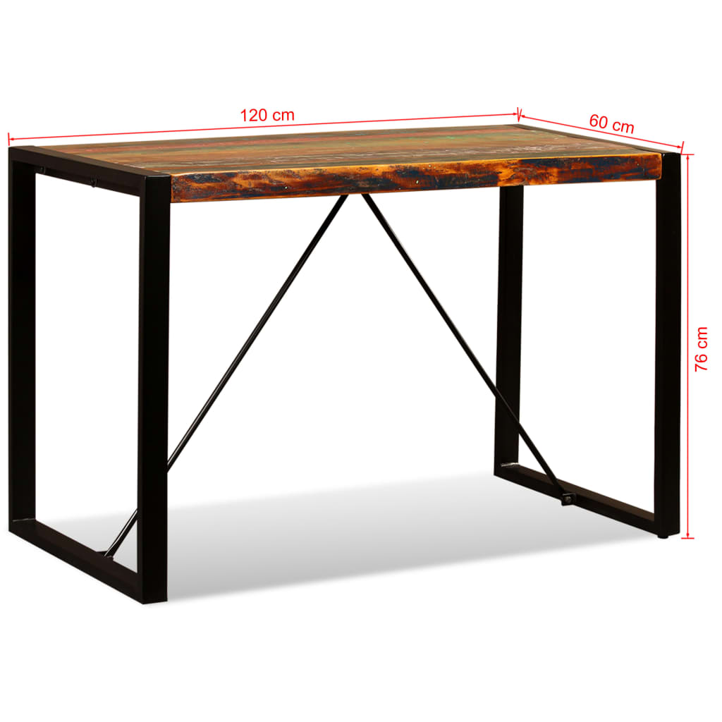 Esstisch 220x100x75 cm Massivholz Akazie