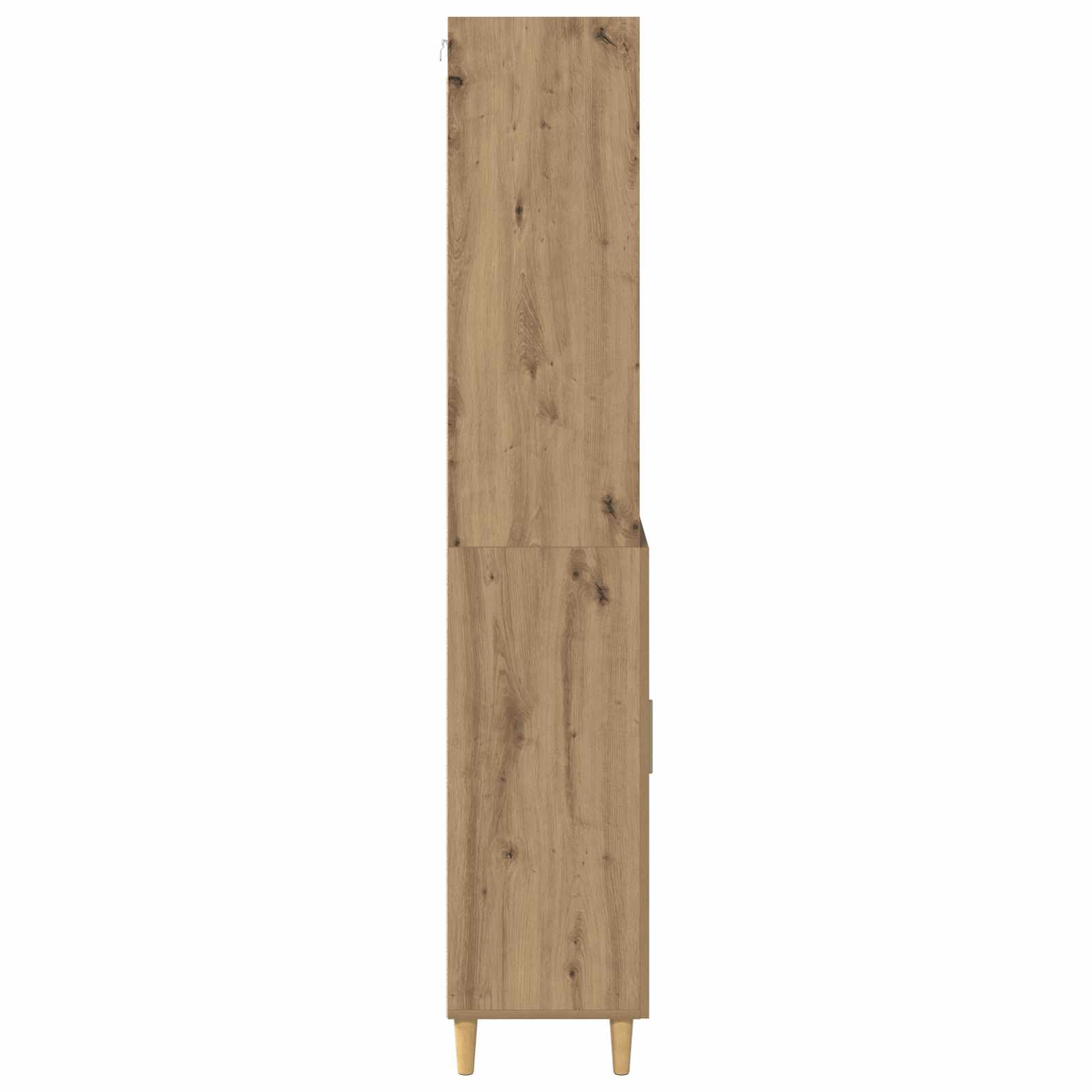 Highboard Altholz 69,5 x 32,5 x 180 cm Holzwerkstoff