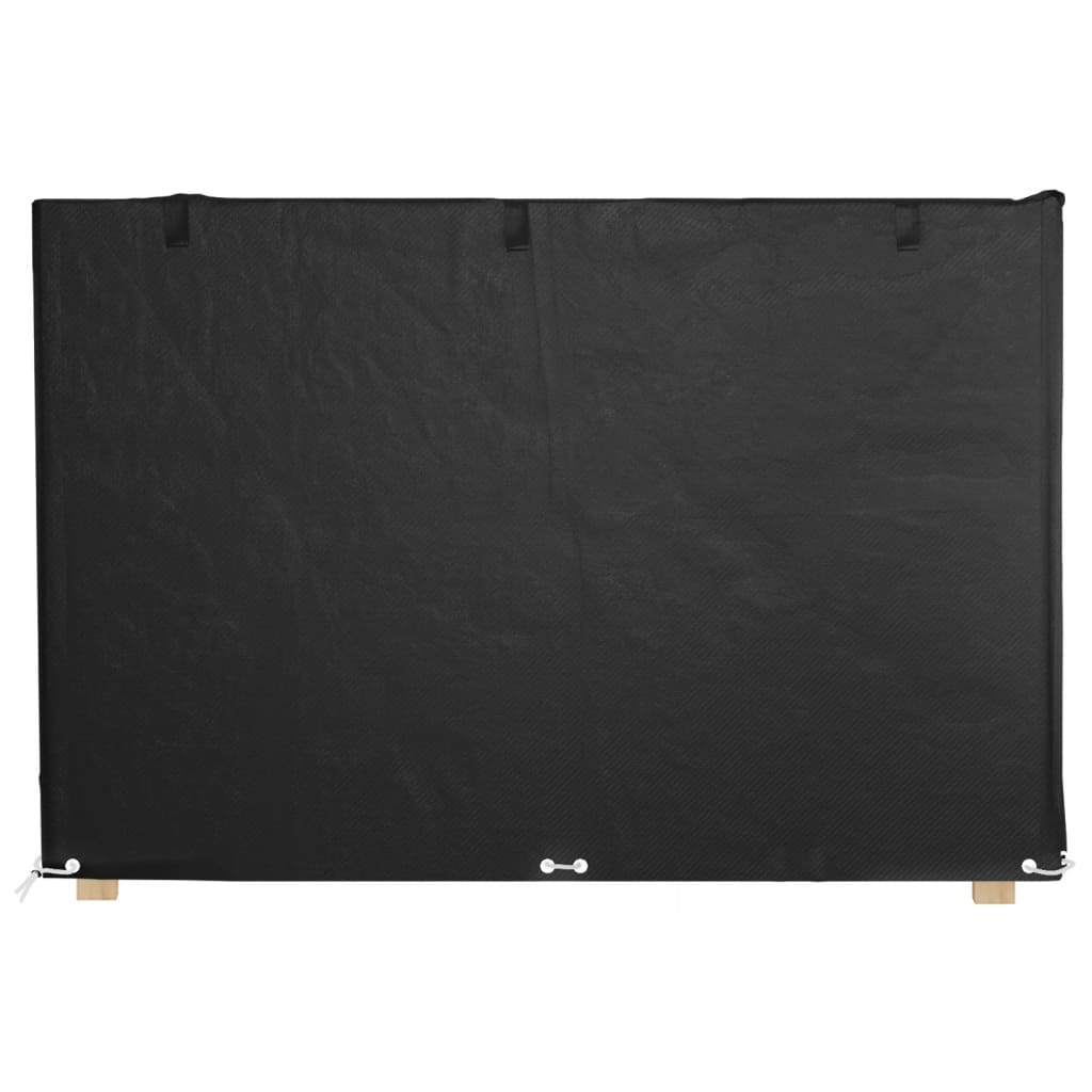 Hollywoodschaukel-Abdeckungen 2 Stk. 10 Ösen 255x145x170 cm
