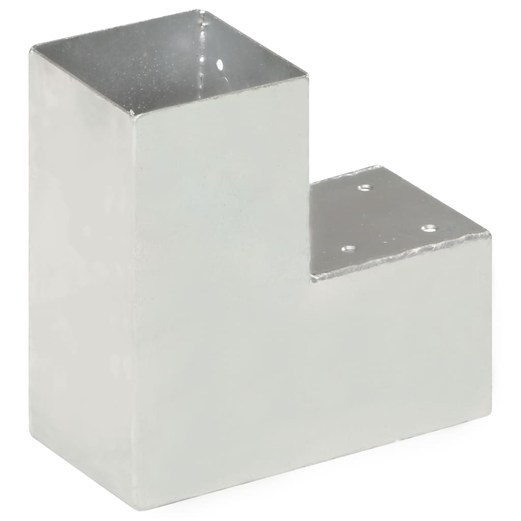 Pfostenverbinder L-Form Verzinktes Metall 71 x 71 mm