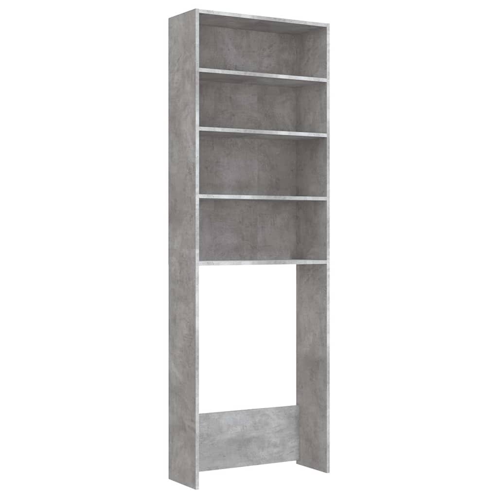 Waschmaschinenschrank Weiß 64x24x190 cm