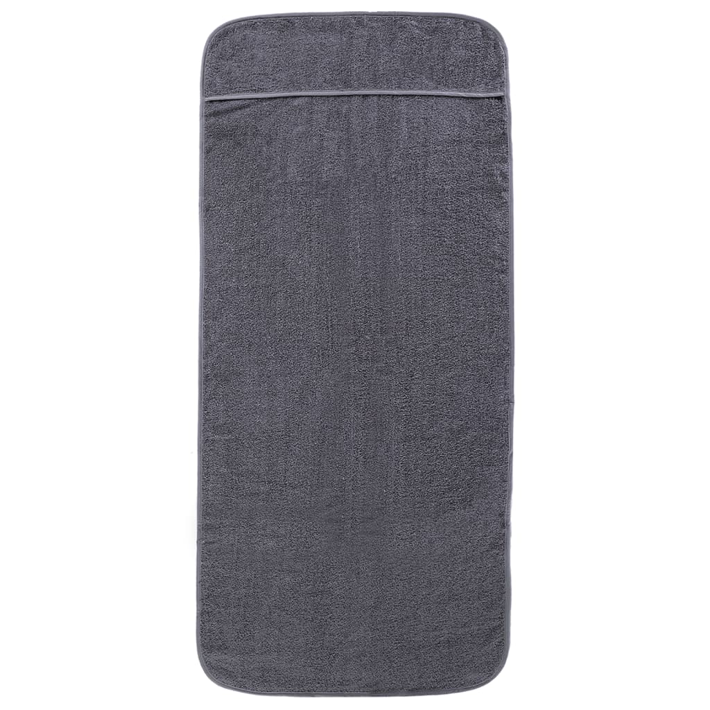 Strandtücher 4 Stk. Weiß 60x135 cm Stoff 400 GSM