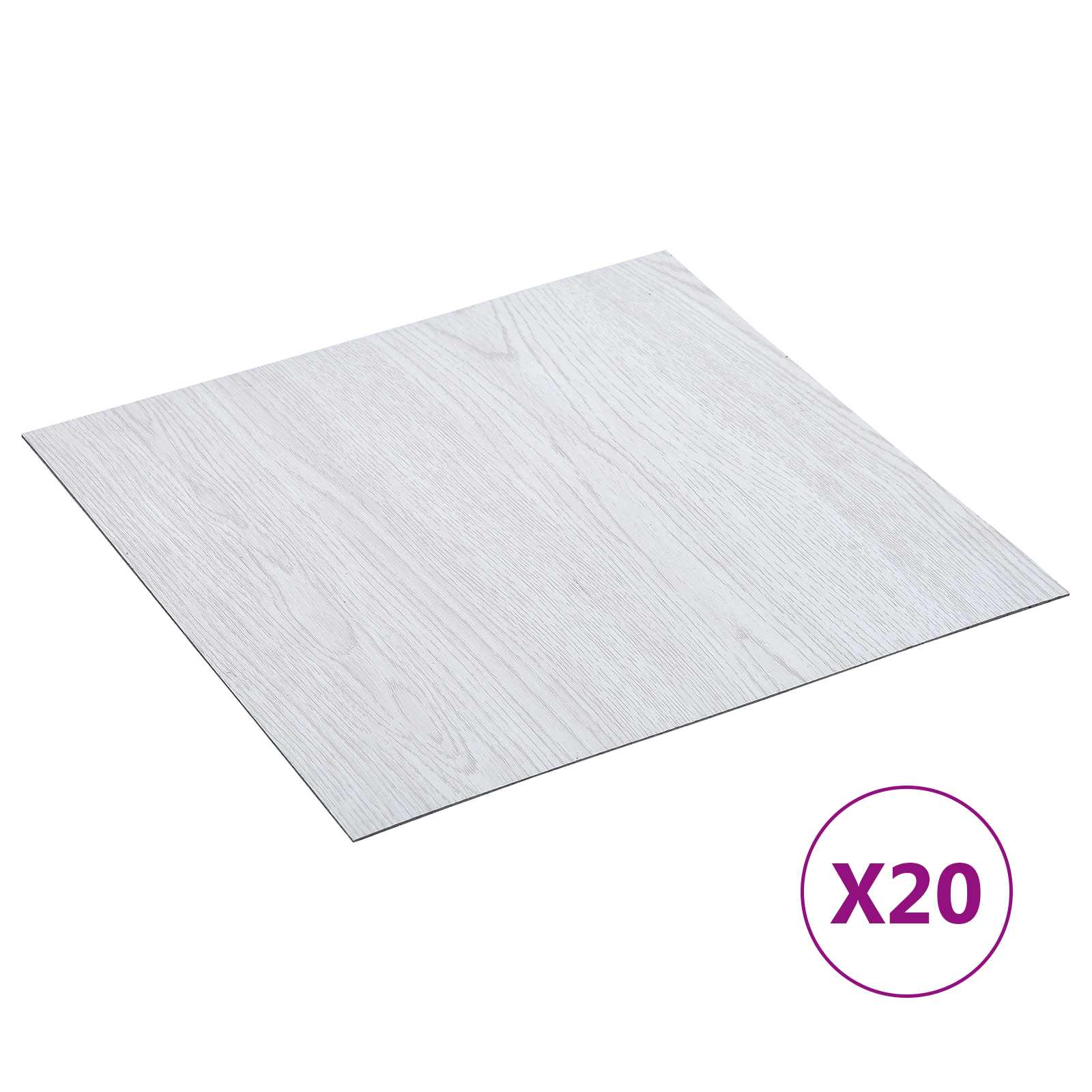 Selbstklebende Bodenplanken 30,5 x 30,5 cm 20 pcs PVC Betongrau