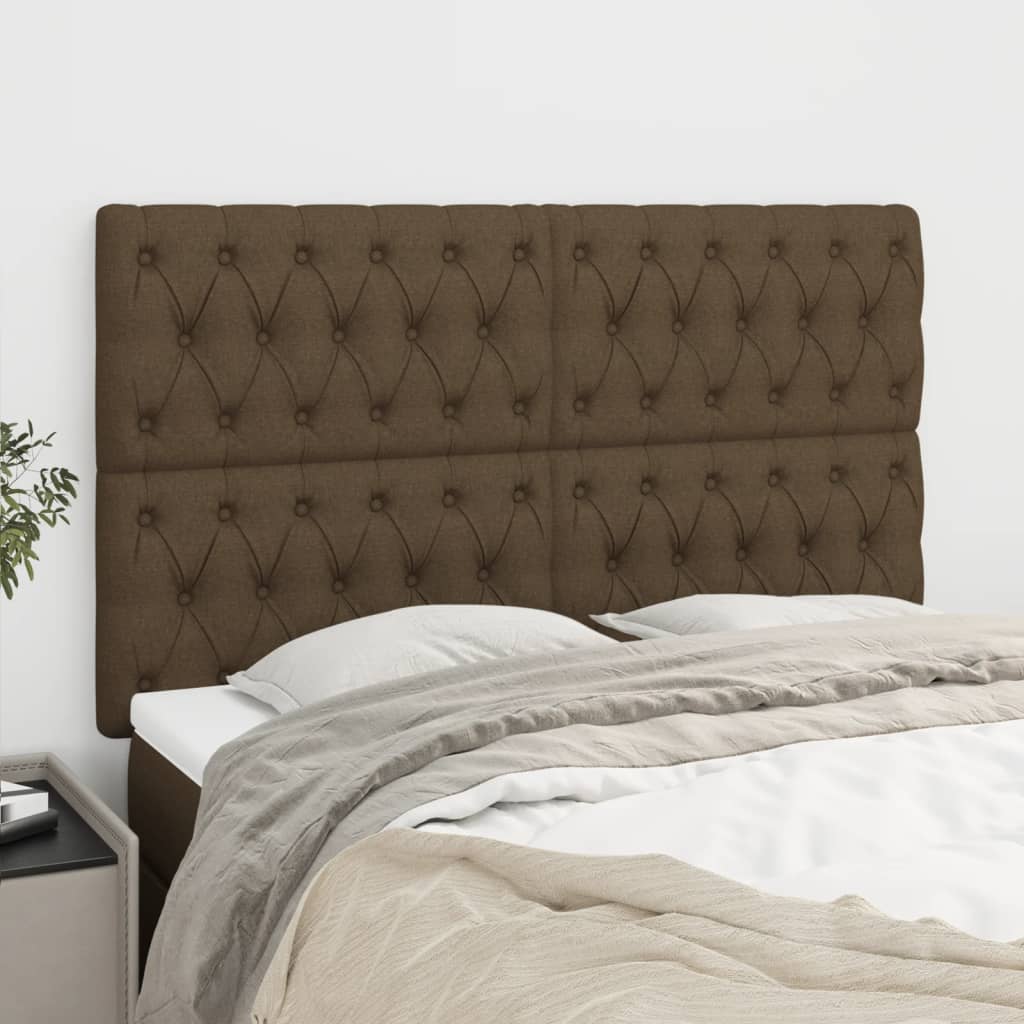 Kopfteil Hellgrau 80x7x118/128 cm Stoff