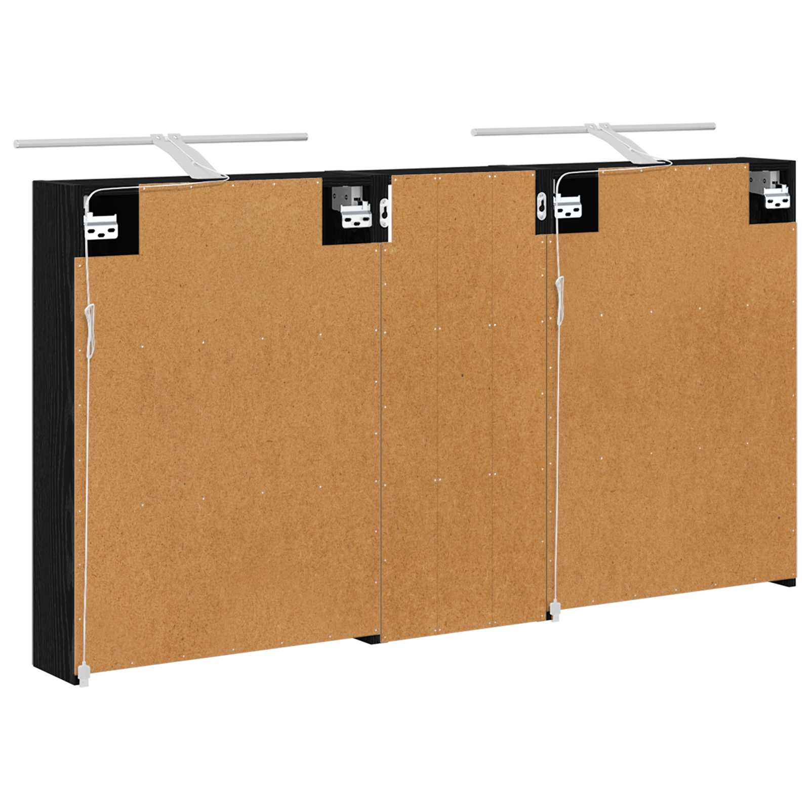 Badezimmerschrank-Set 3 pcs 80 x 10,5 x 50 cm Holzwerkstoff