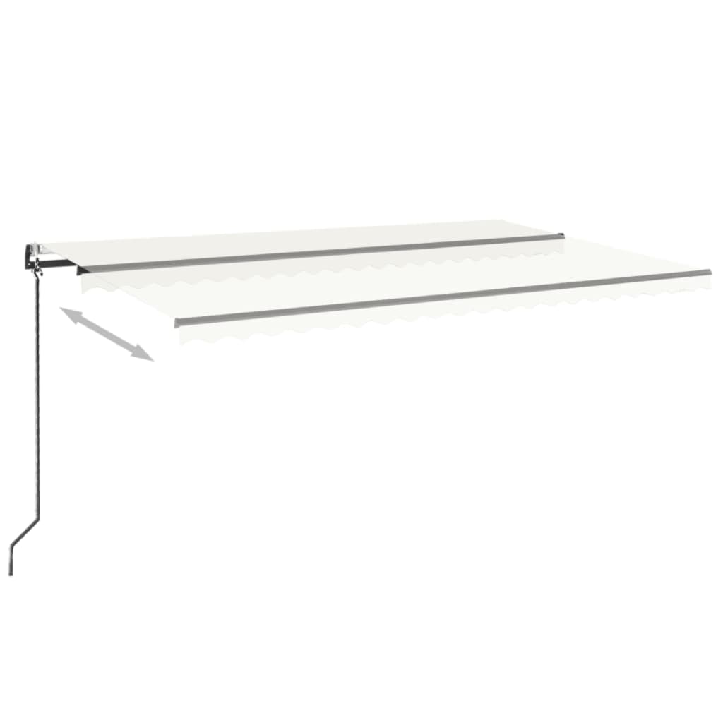 Markise Automatisch Einziehbar 350x250 cm Creme