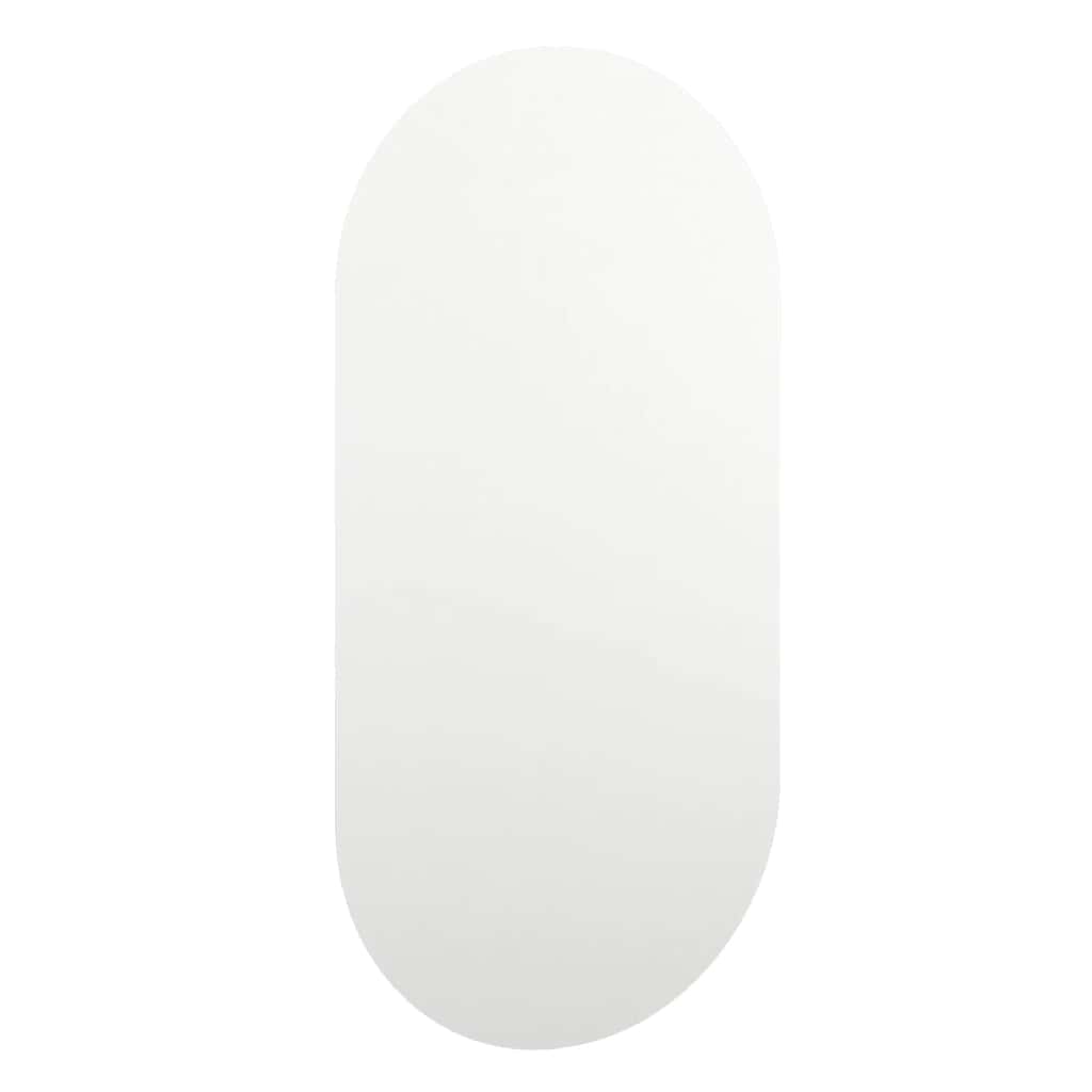 Spiegel mit LED-Leuchten 60x30 cm Glas Oval