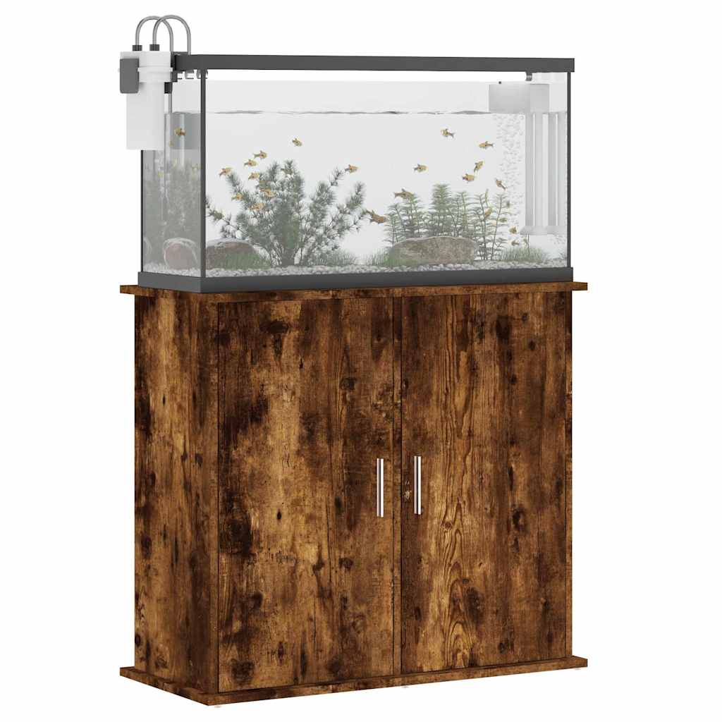 Aquariumständer Weiß 81x36x73 cm Holzwerkstoff