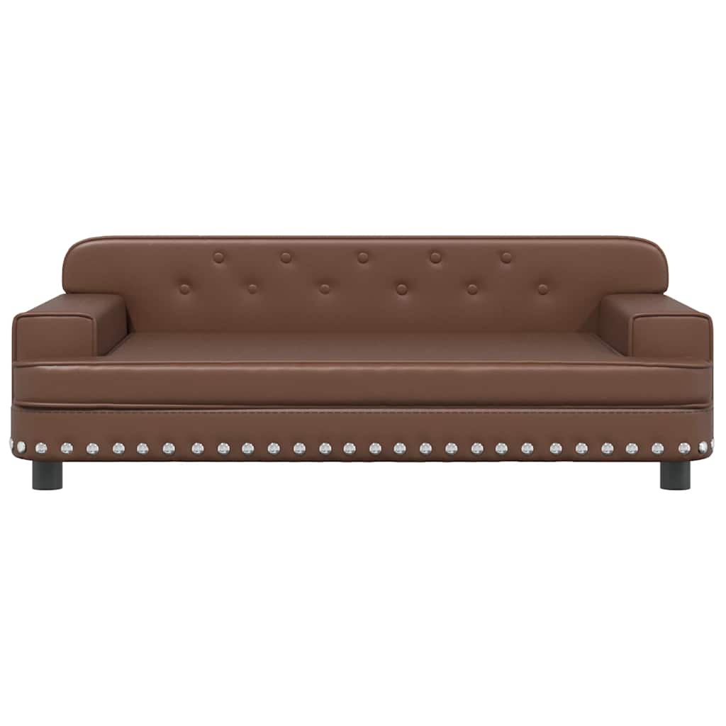 Hundebett Rosa 90x53x30 cm Samt