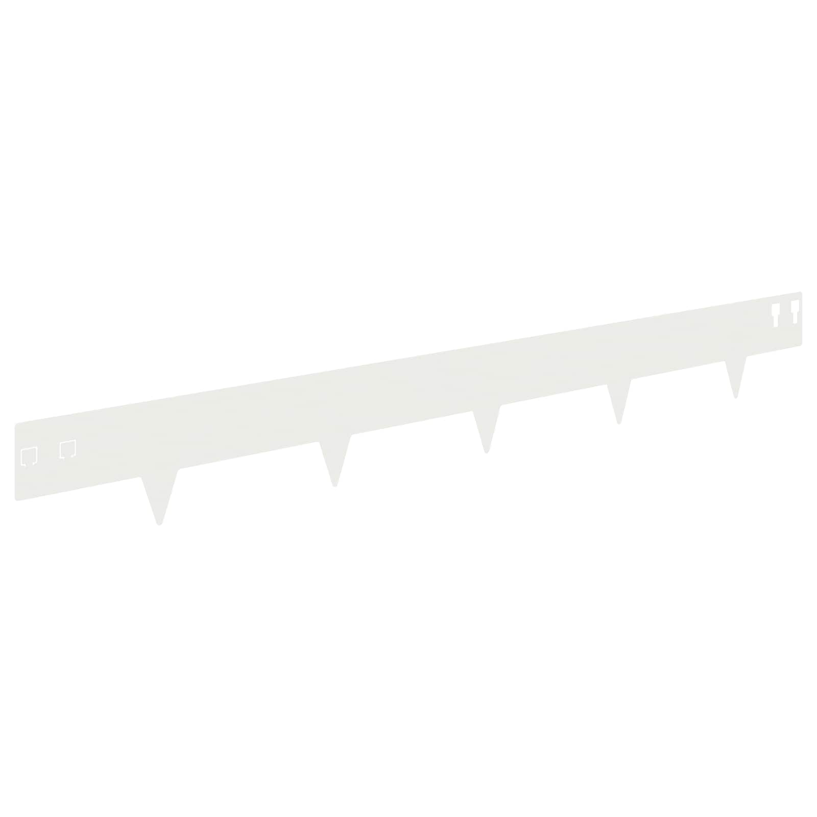 Raseneinfassung 10 pcs 100 x 12 cm Stahl Schwarz