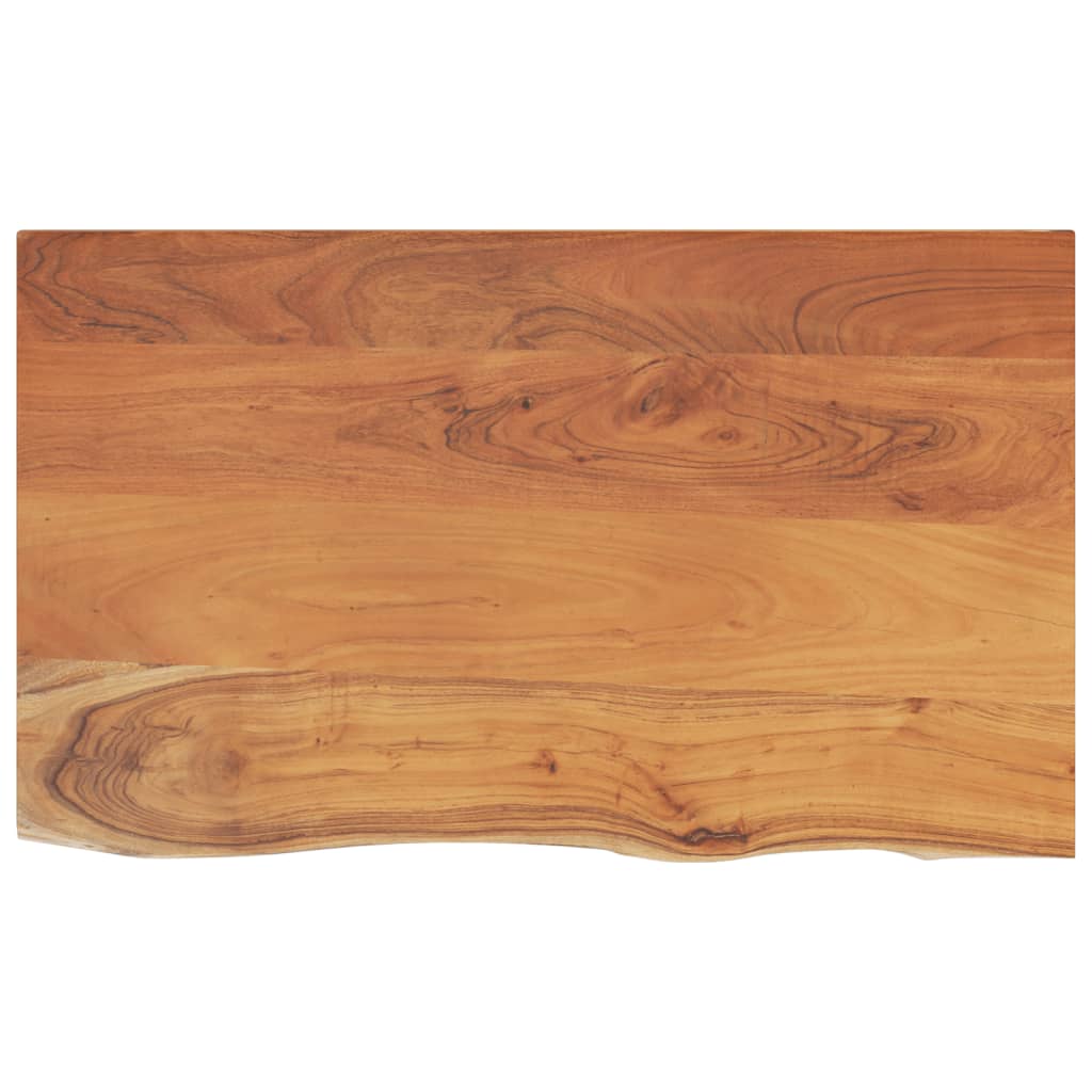 Wandregal 40x20x2,5 cm Rechteckig Massivholz Akazie Baumkante