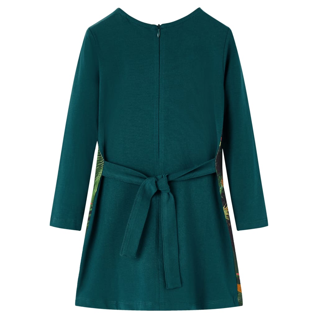 Kinderkleid mit Langen Ärmeln Marineblau 104