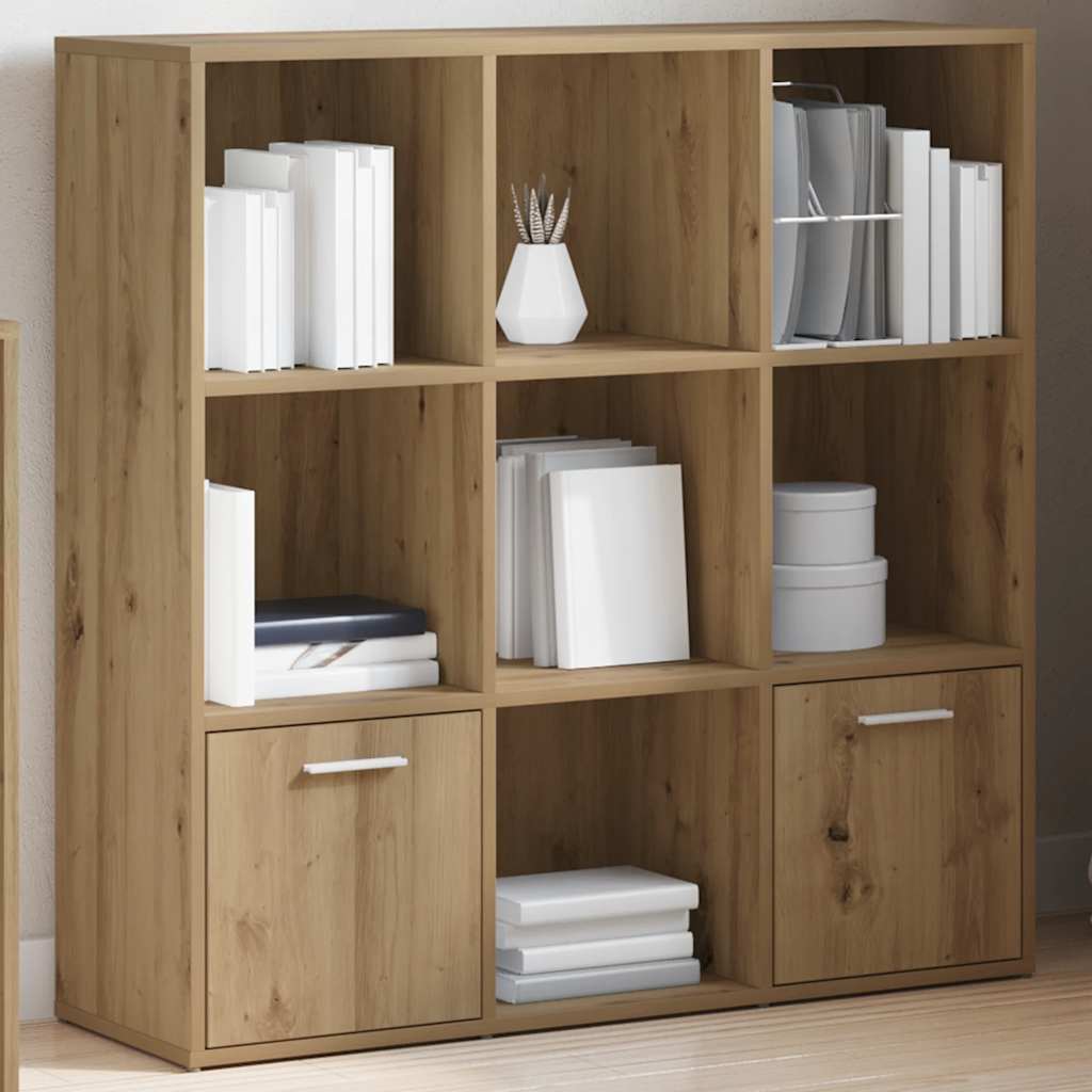 Bücherregal Weiß 98x30x98 cm Holzwerkstoff