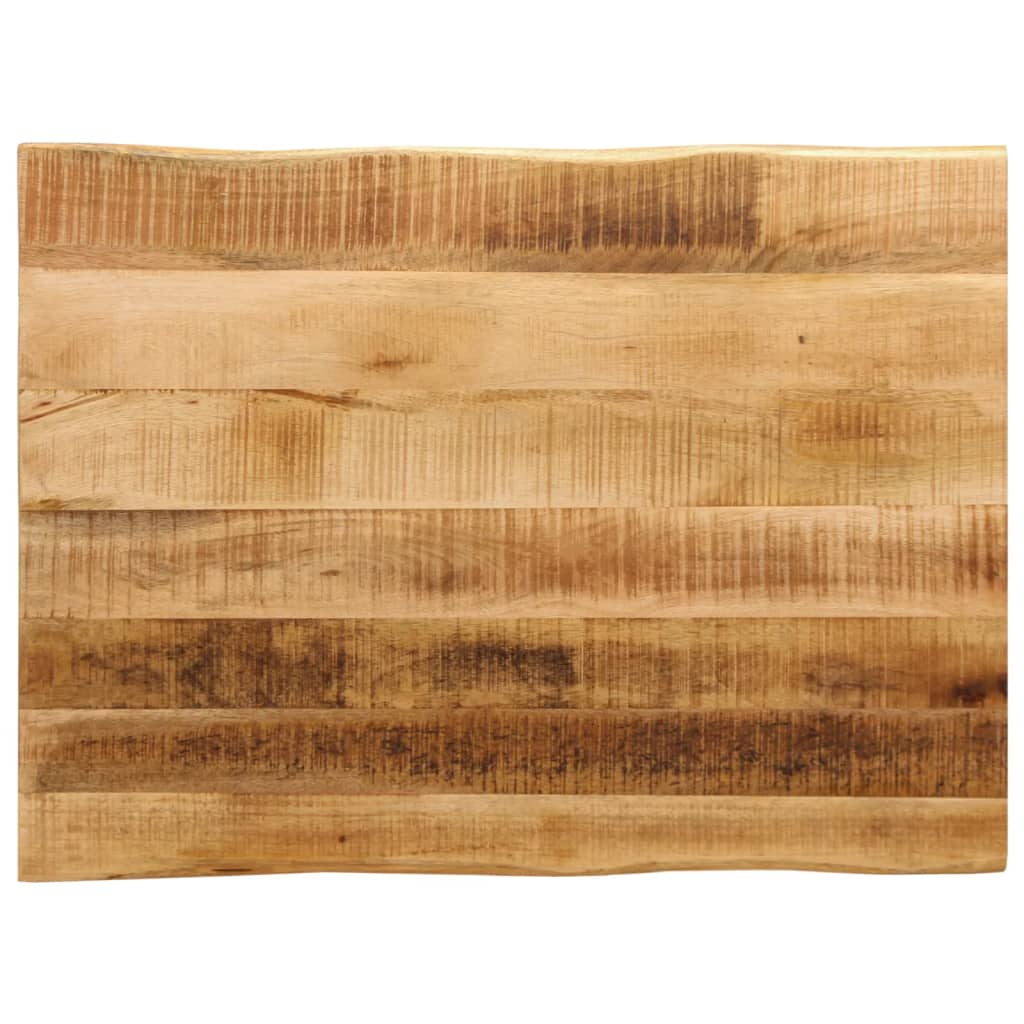Tischplatte 40x40x2,5 cm Rechteckig Massivholz Akazie Baumkante