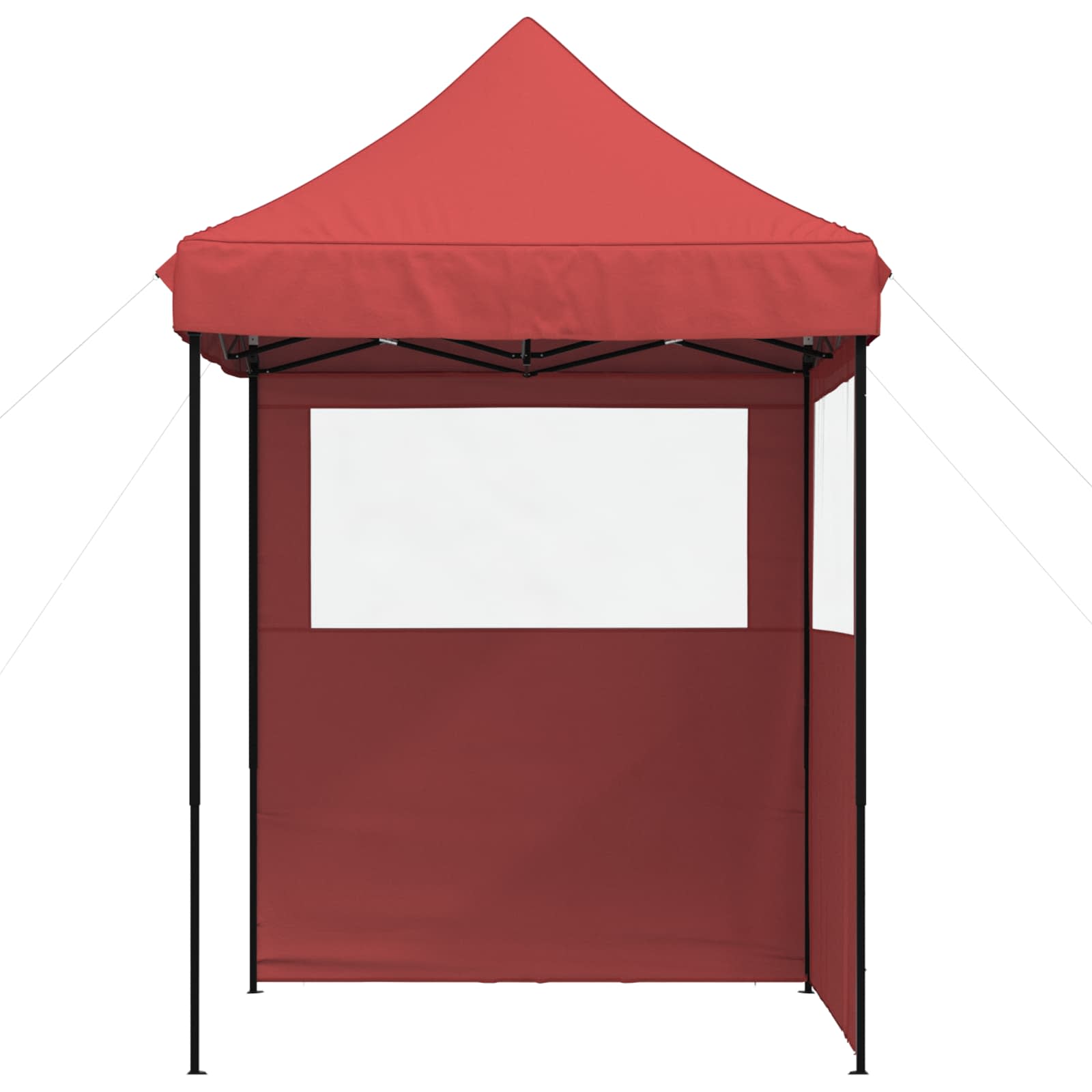 Partyzelt Faltbar Pop-Up Schwarz 200x200x306 cm