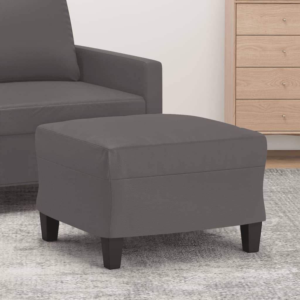 Fußhocker Schwarz 60x50x41 cm Kunstleder