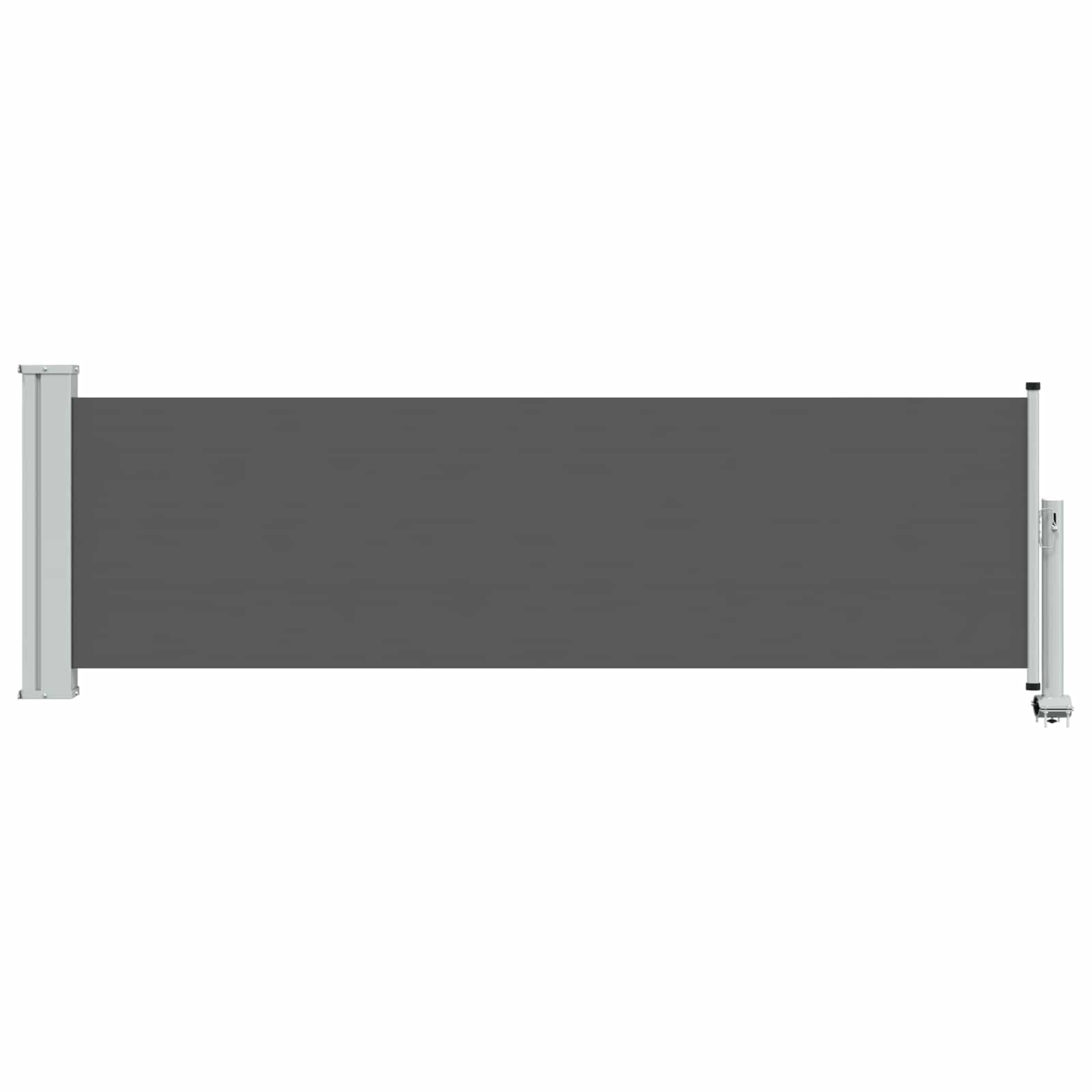 Seitenmarkise 60 x 300 cm 100% Polyester Eisen Stahl