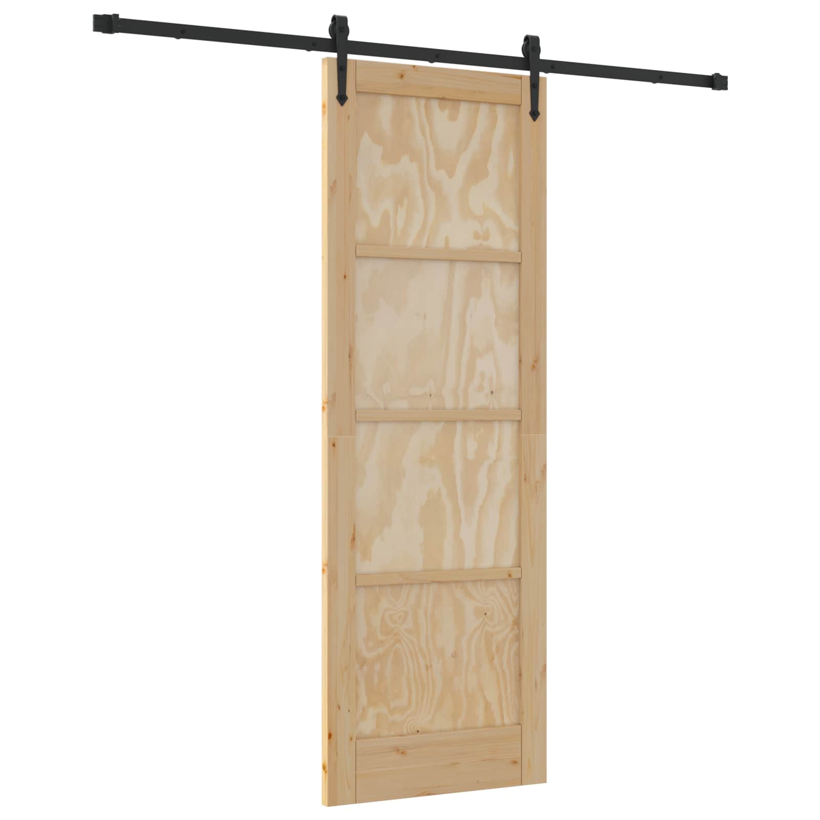 Schiebetür ORKDAL Natur 61 x 198,5 cm Massives Kiefernholz