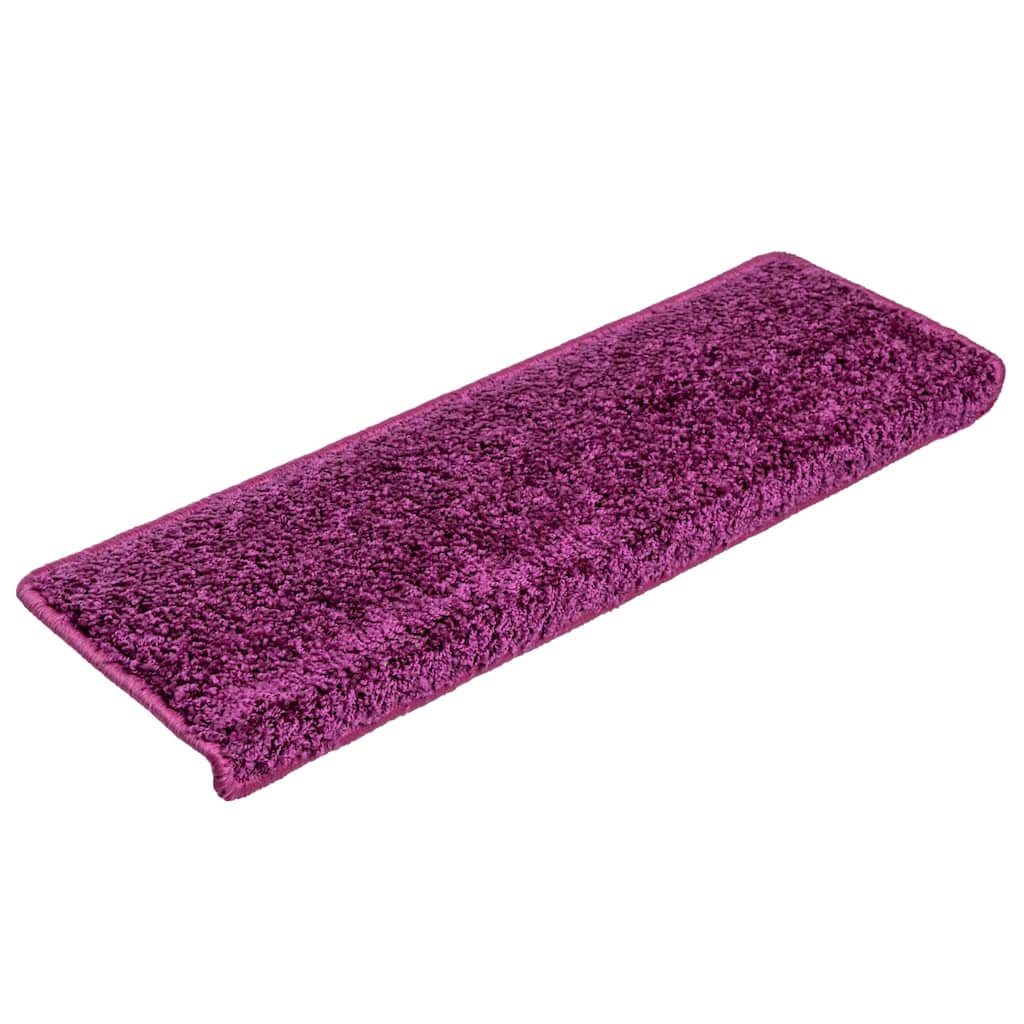 Stufenmatten 15 Stk. 65x21x4 cm Grau Rechteckiger Rand