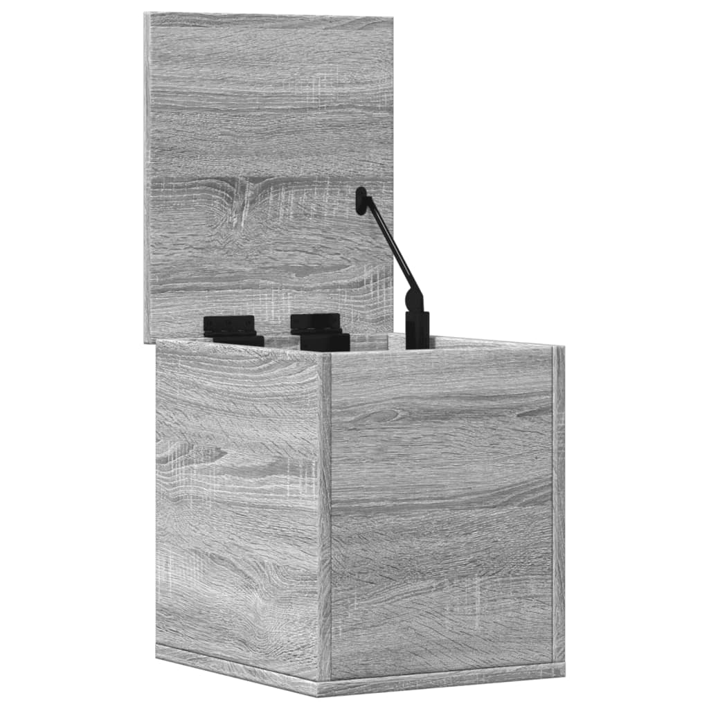 Aufbewahrungstruhe Weiß 84x42x46 cm Holzwerkstoff