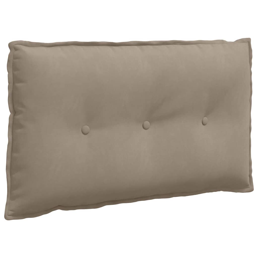 Rückenkissen Taupe 50 x 45 cm Mikrofaserstoff