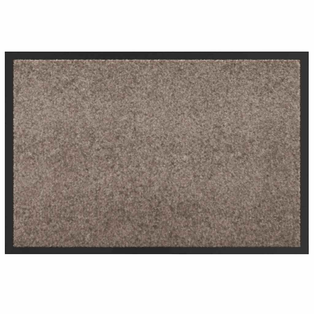 Fußmatte Anthrazit 60 x 40 x 1,2 cm Teddystoff