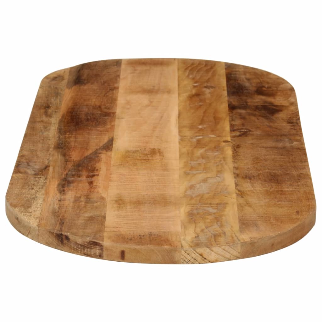 Tischplatte 110x40x2,5 cm Oval Massivholz Mango