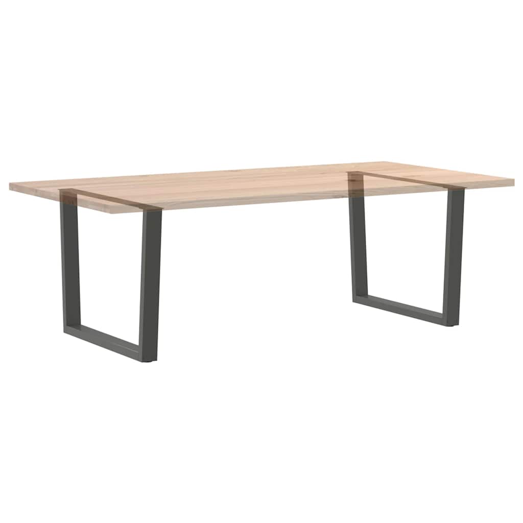 Couchtischbeine V-Form 2 Stück Schwarz 30x(30-31,3) cm Stahl