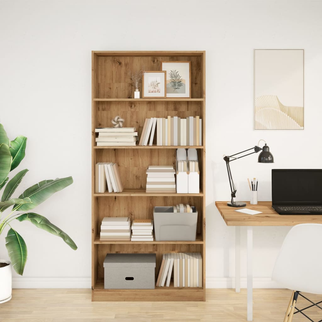 Bücherregal Weiß 40x24x75 cm Holzwerkstoff