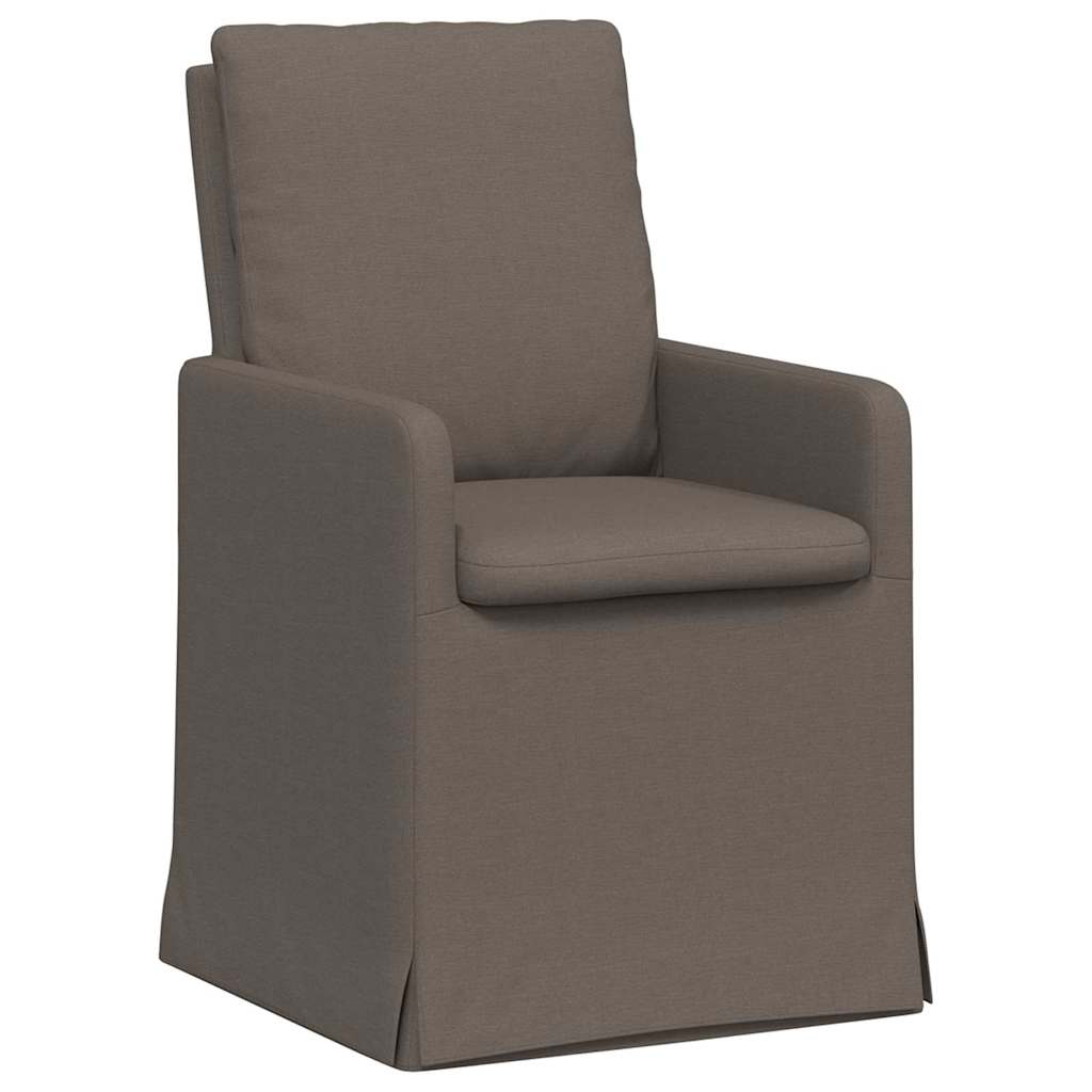 Esszimmerstühle 2 pcs Beige 57 x 67 x 98 cm Leinen