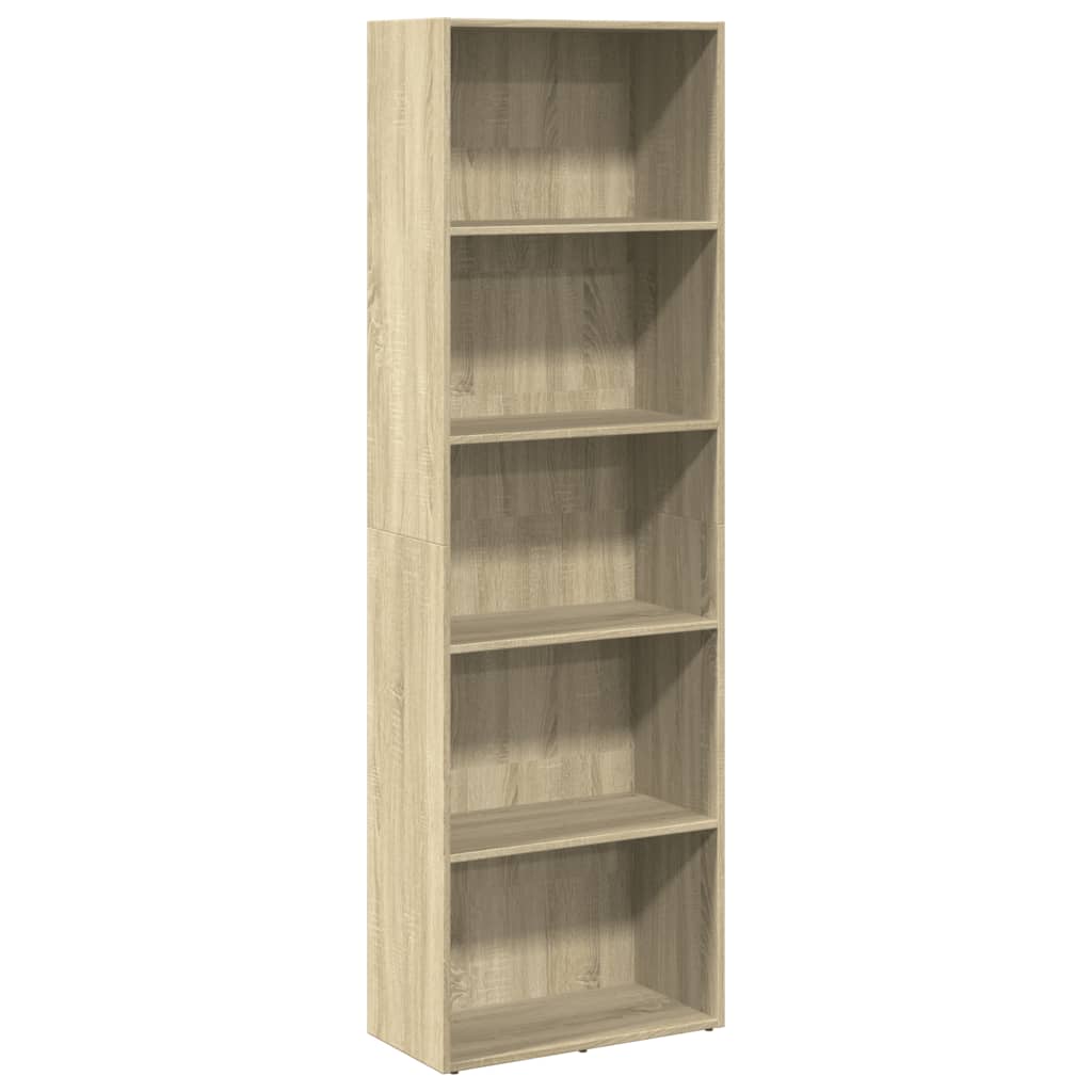 Bücherregal Weiß 80x30x189 cm Holzwerkstoff