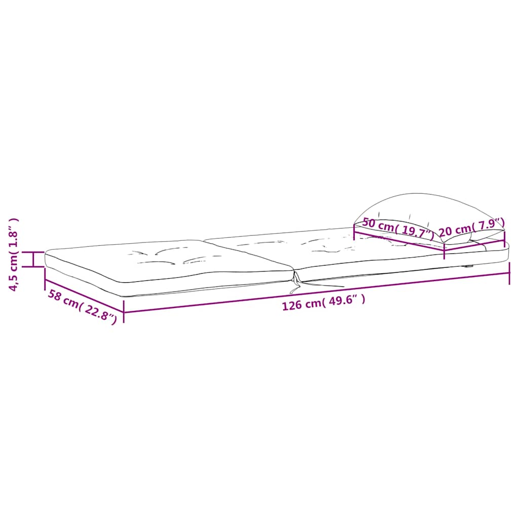 Adirondack-Auflagen 2 Stk. Hellblau Oxford-Gewebe