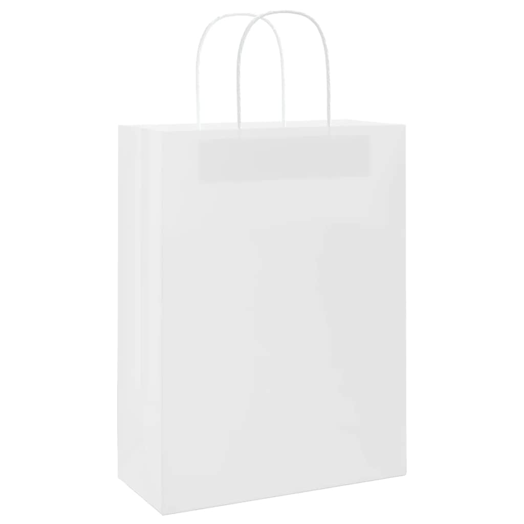 Papiertragetaschen 50 Stk. mit Henkeln Braun 21x11x36 cm