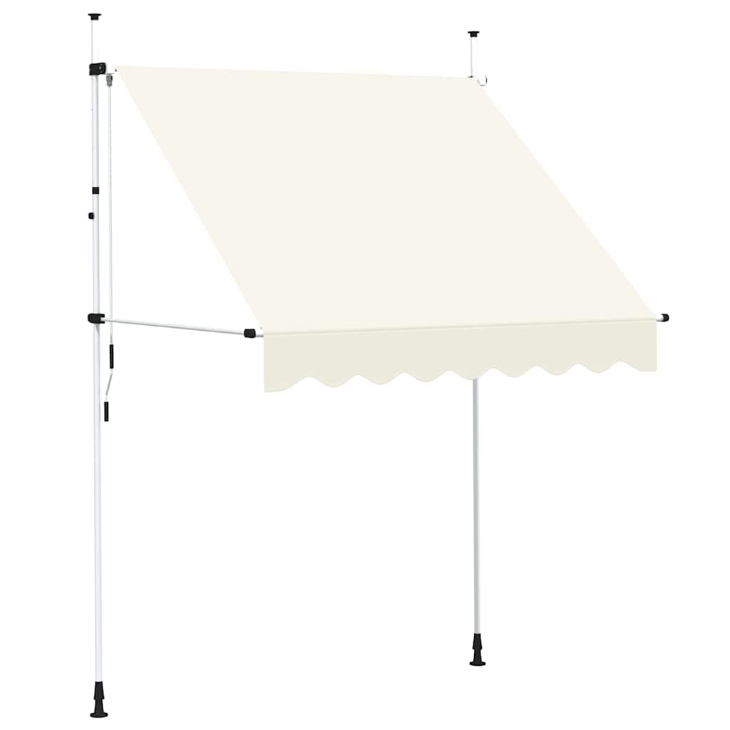 Einziehbare Markise Handbetrieben 150 cm Anthrazit