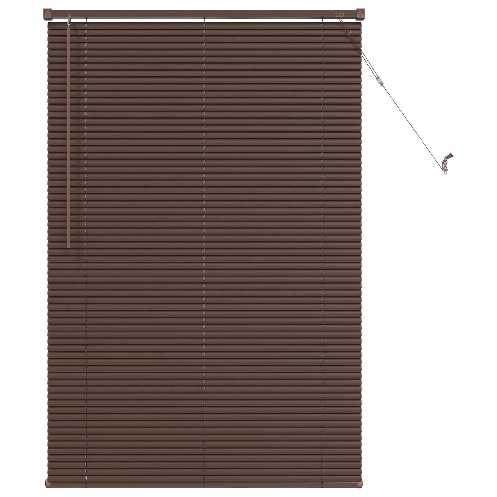 Jalousie Silber Grau 150 x 40 cm 25 mm PVC