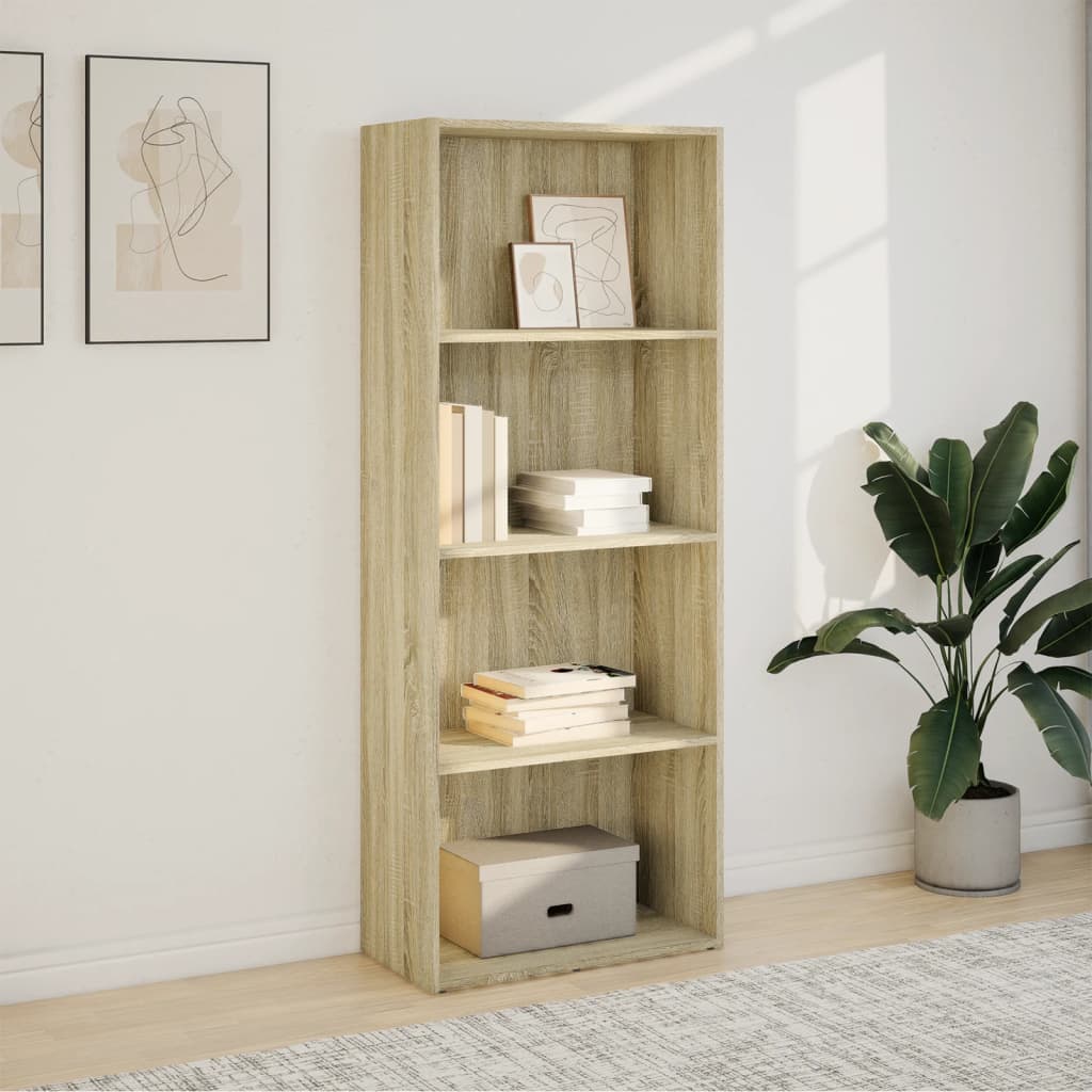 Bücherregal Weiß 80x30x189 cm Holzwerkstoff