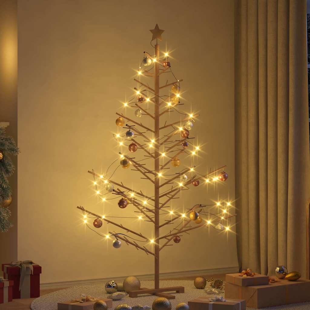 Holz Weihnachtsbaum Natur 150 cm Massives Kiefernholz