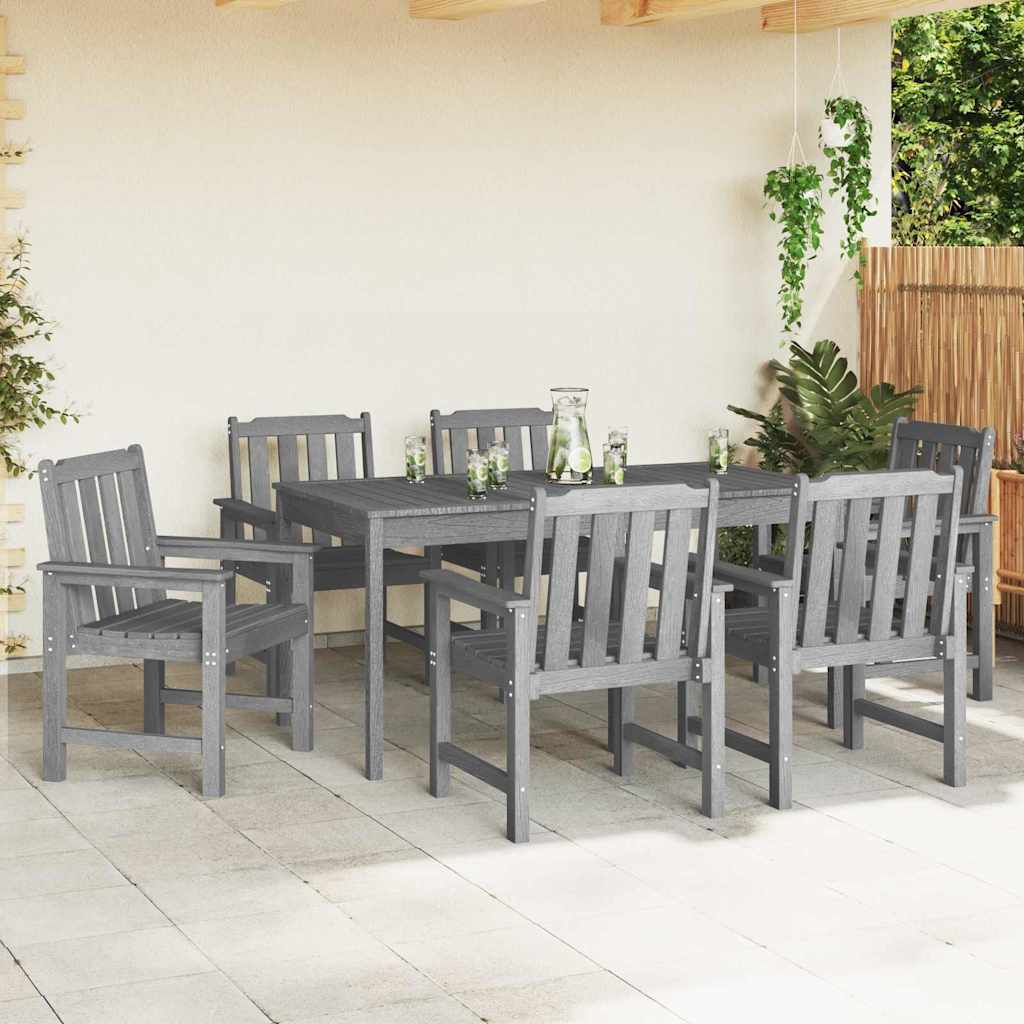 Gartenstuhl 4 pcs Weiß 65,5 x 59 x 88 cm Polyethylen