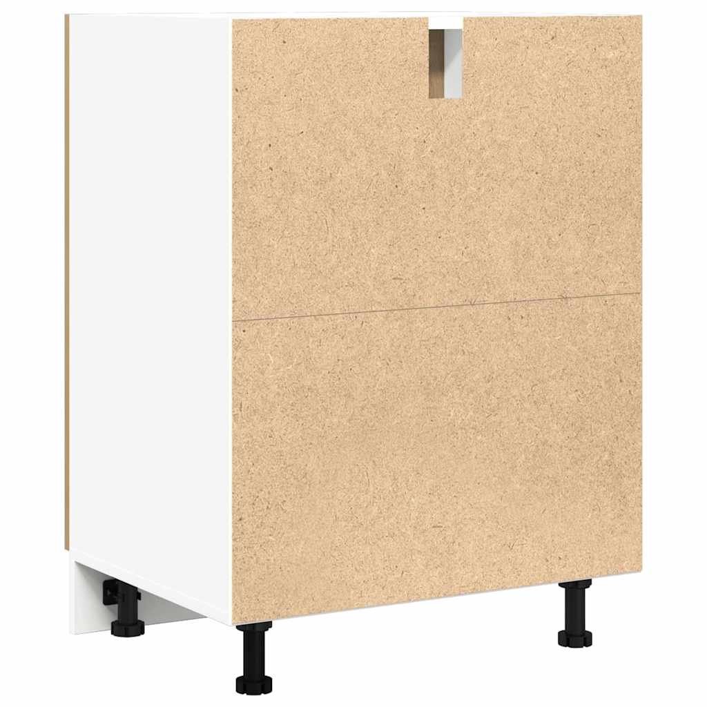 Unterschrank Lyon Weiß 60x46x81,5 cm Holzwerkstoff
