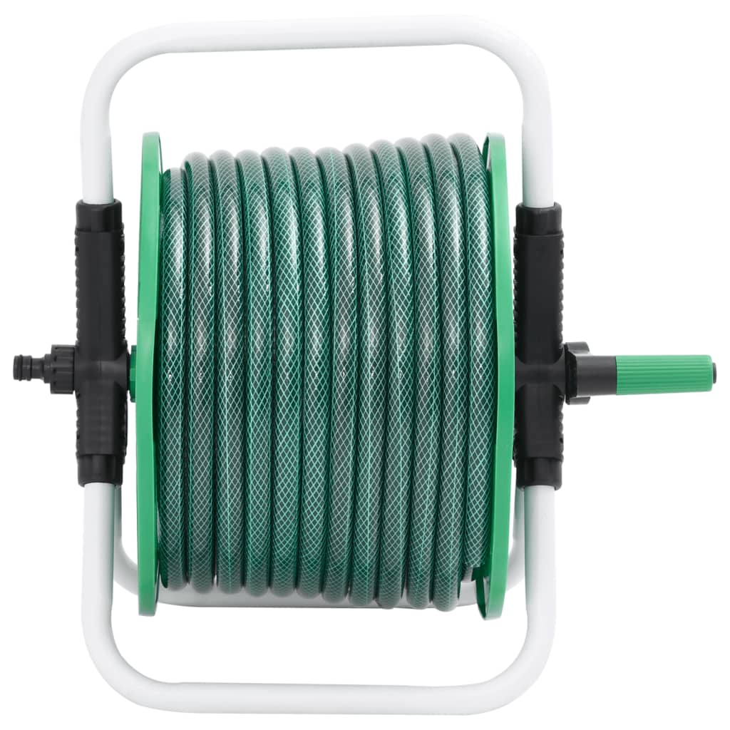 Schlauchtrommel Freistehend Grün mit 20 m Schlauch PVC