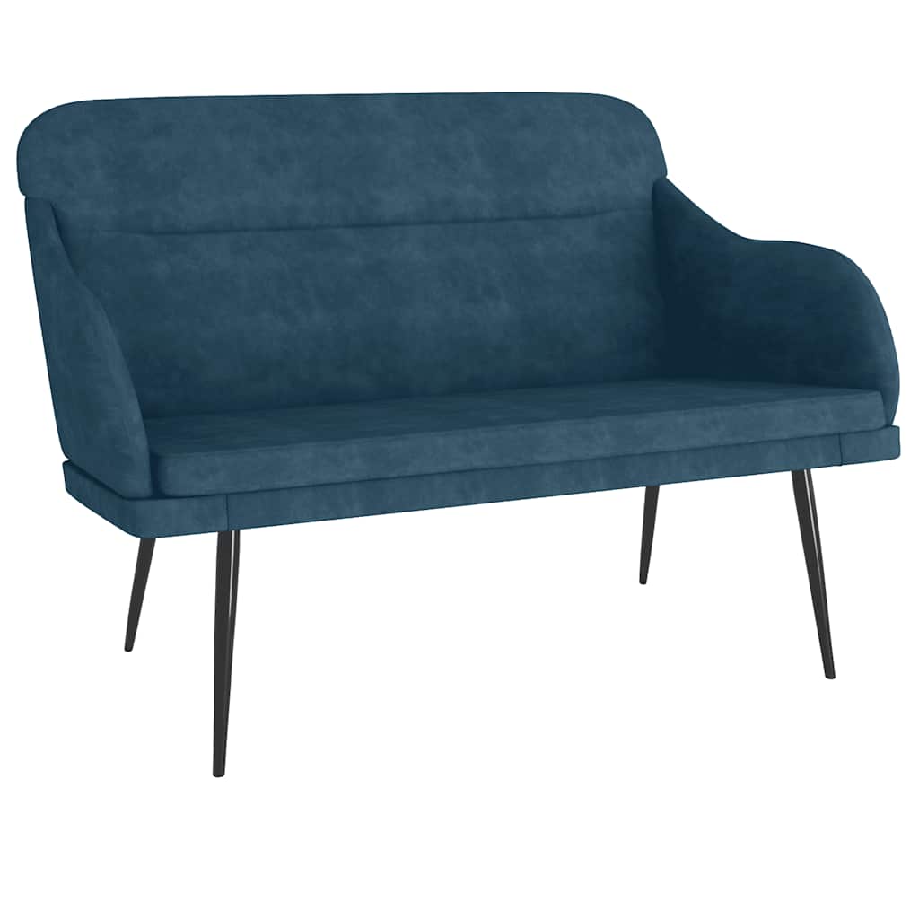 Sitzbank Dunkelgrün 110x76x80 cm Samt