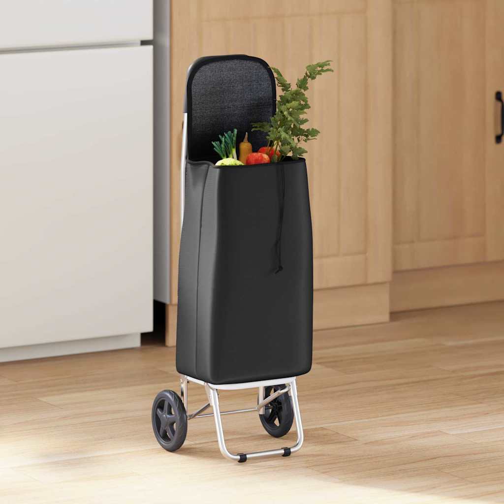 Einkaufswagen Grau 35 x 28 x 92 cm Oxford-stoff