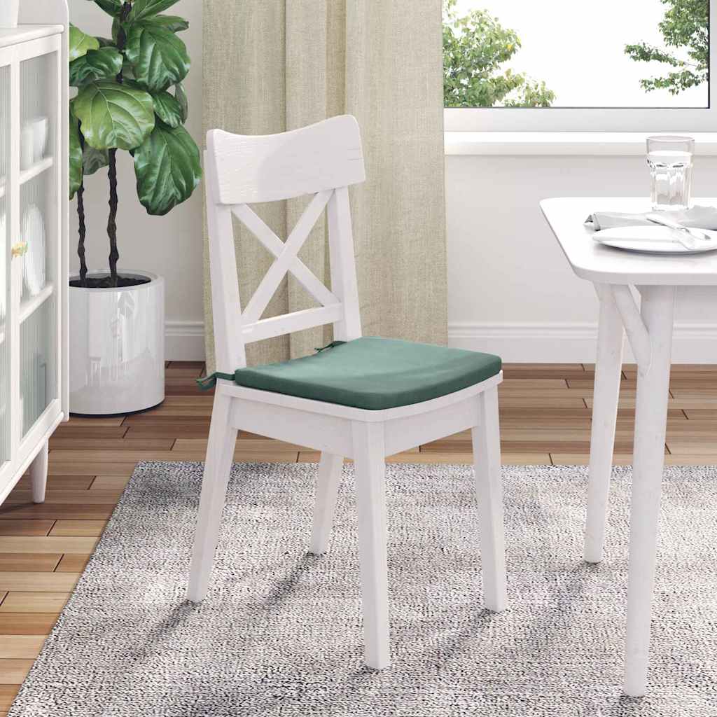 Sitzkissen 4 pcs Blau 40 x 40 x 3 cm Samt