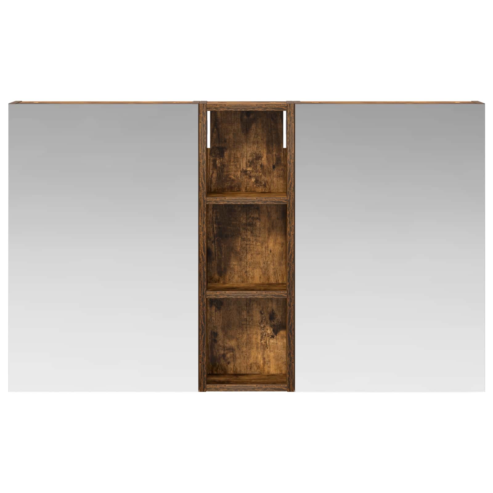 Badezimmerschrank-Set 3 pcs 80 x 10,5 x 50 cm Holzwerkstoff