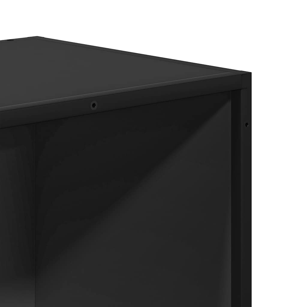 Bücherregal Schwarz 60x35x139 cm Holzwerkstoff