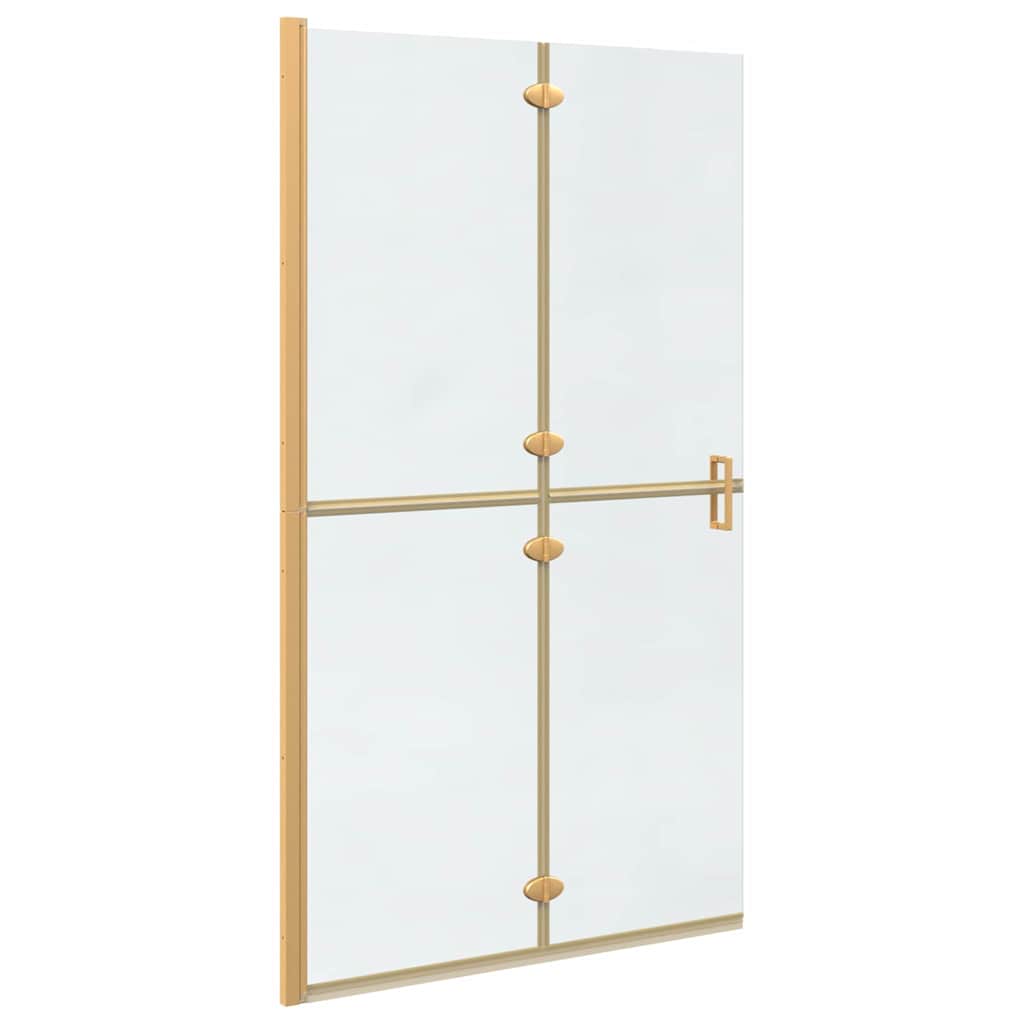 Faltbare begehbare Duschwand Transparentes ESG Glas 70x190 cm