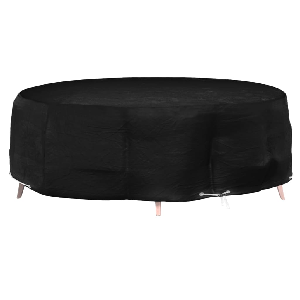 Abdeckungen für Lounge-Insel 2 Stk. 8 Ösen Ø188x50 cm Rund