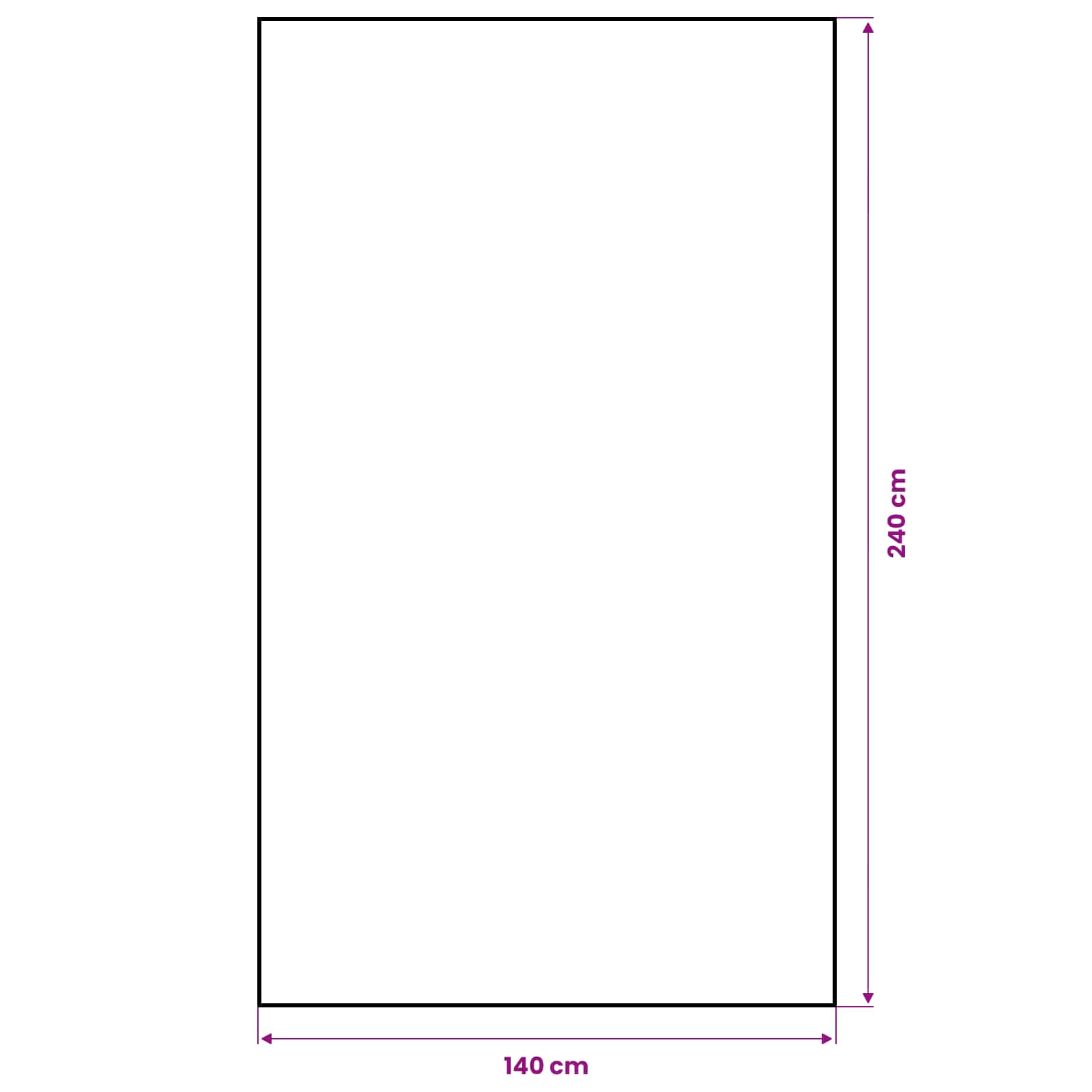 Jute-Tischdecke Natur 140 x 140 cm 100% Tossa-Jute