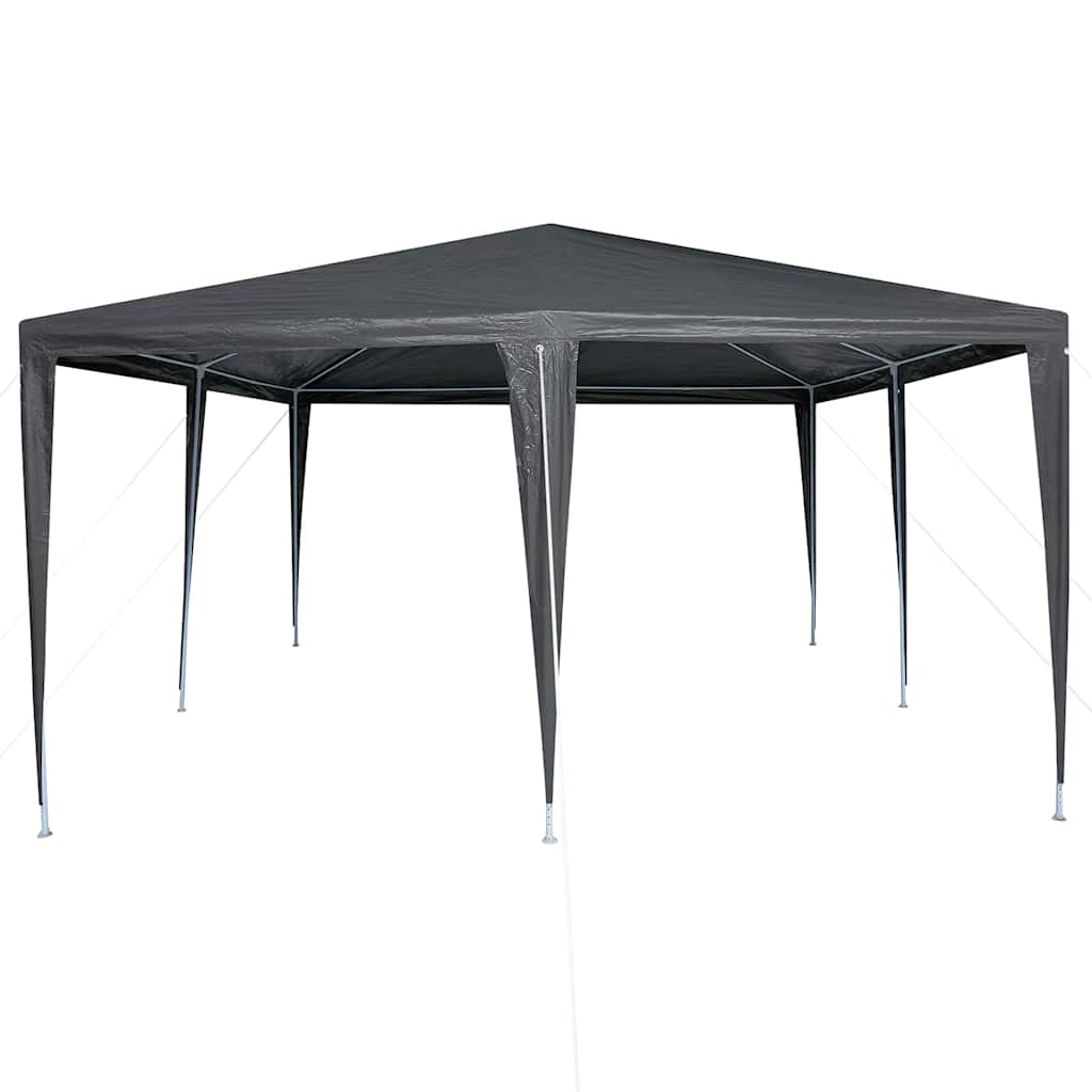 Party-Zelt Weiß 400 x 400 x 266 cm Polyethylen und Stahl